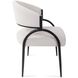Dewitt Gray and Black Upholstered Side Chair