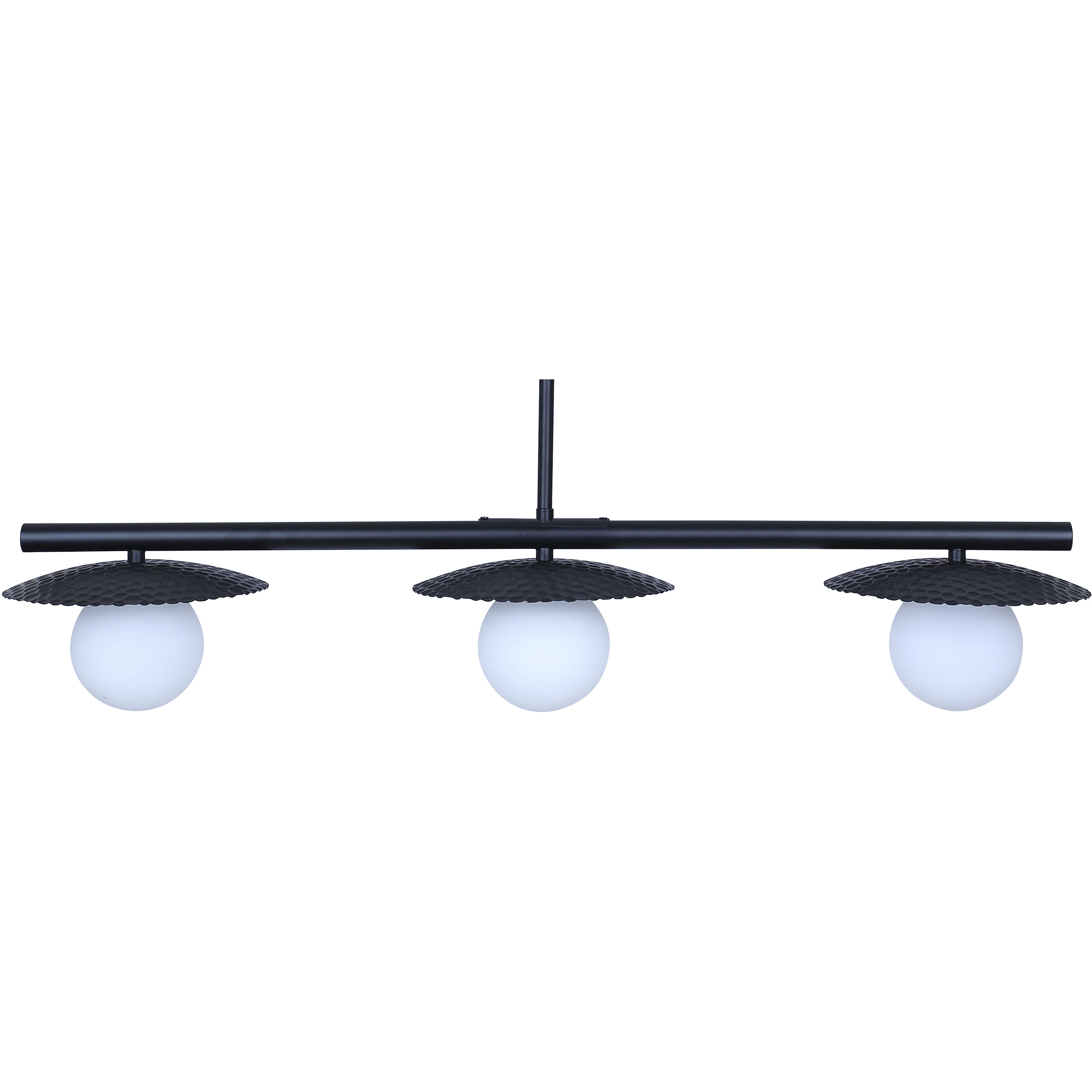 Mierka 3 Light 32.5 inch Black Pendant Ceiling Light