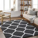 Urban Shag 114 X 79 inch Black Rug, Rectangle