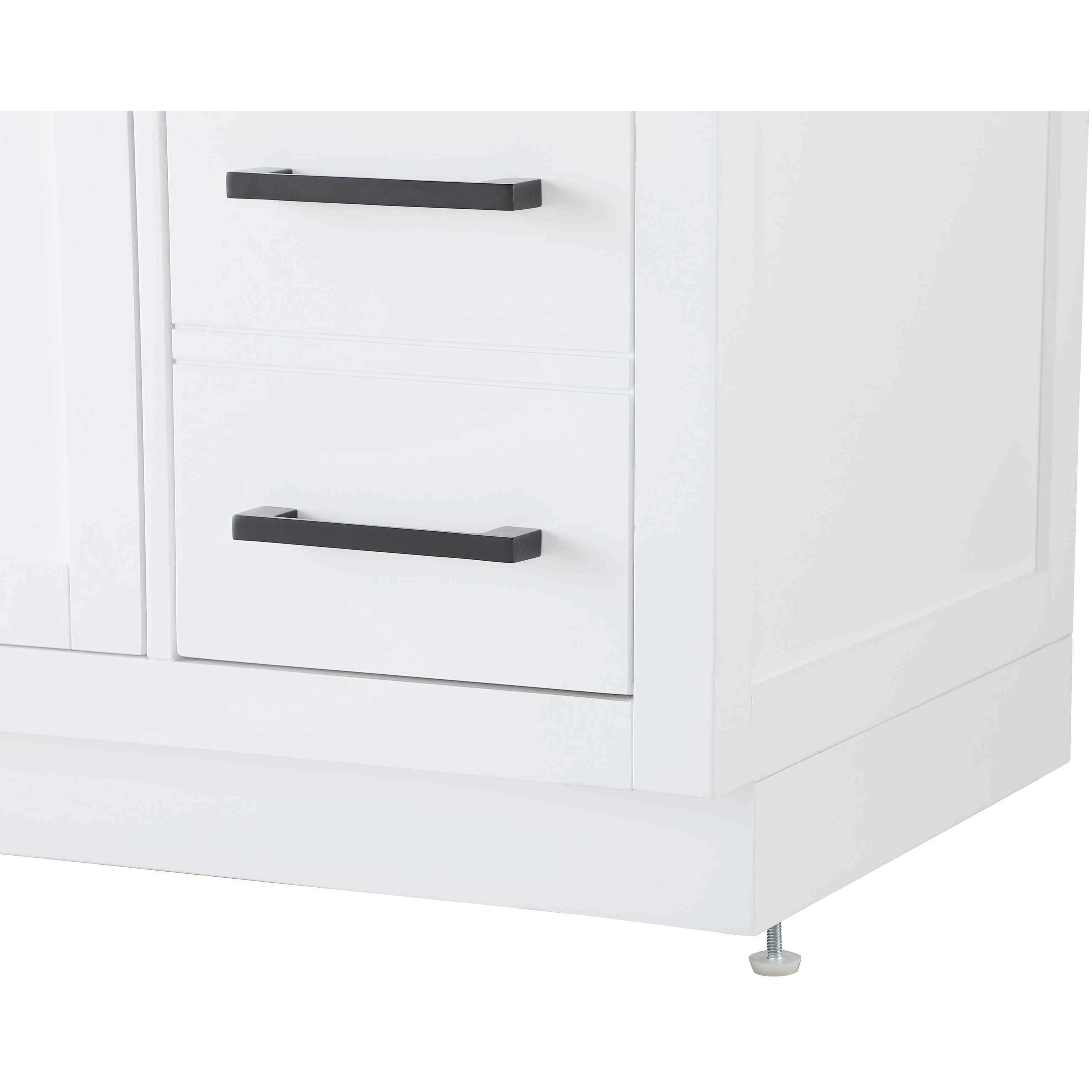 Alden 84 X 35 inch White Bathroom Vanity Cabinet