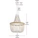 Jolie 5 Light 24 inch Antique White Pendant Ceiling Light