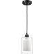 Modesto 1 Light 5 inch Black Cylinder Pendant Ceiling Light