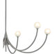 Carew 6 Light 27.5 inch Hiroshi Gray Chandelier Ceiling Light, Small