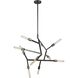 Freeform 10 Light 29 inch Graphite Chandelier Ceiling Light