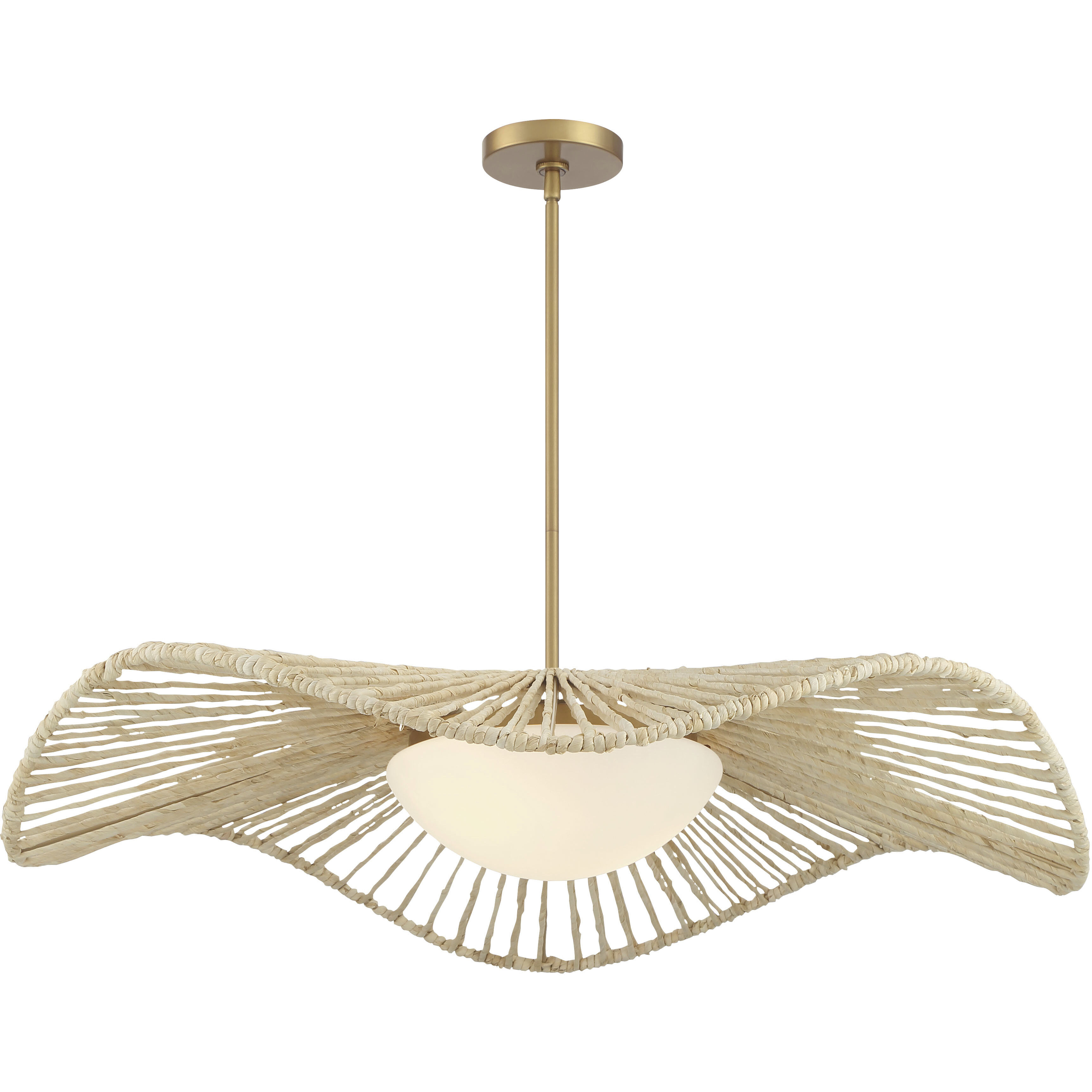 Longfield 2 Light 36 inch Legacy Brass Pendant Ceiling Light