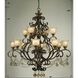 Norwalk 12 Light 48 inch Bronze Umber Chandelier Ceiling Light in Golden Teak Hand Cut
