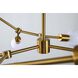 Canada 9 Light 30.8 inch Antique Gold Chandelier Ceiling Light