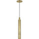 Mick De Giulio Sottile LED Natural Brass Pendant Ceiling Light, Integrated LED