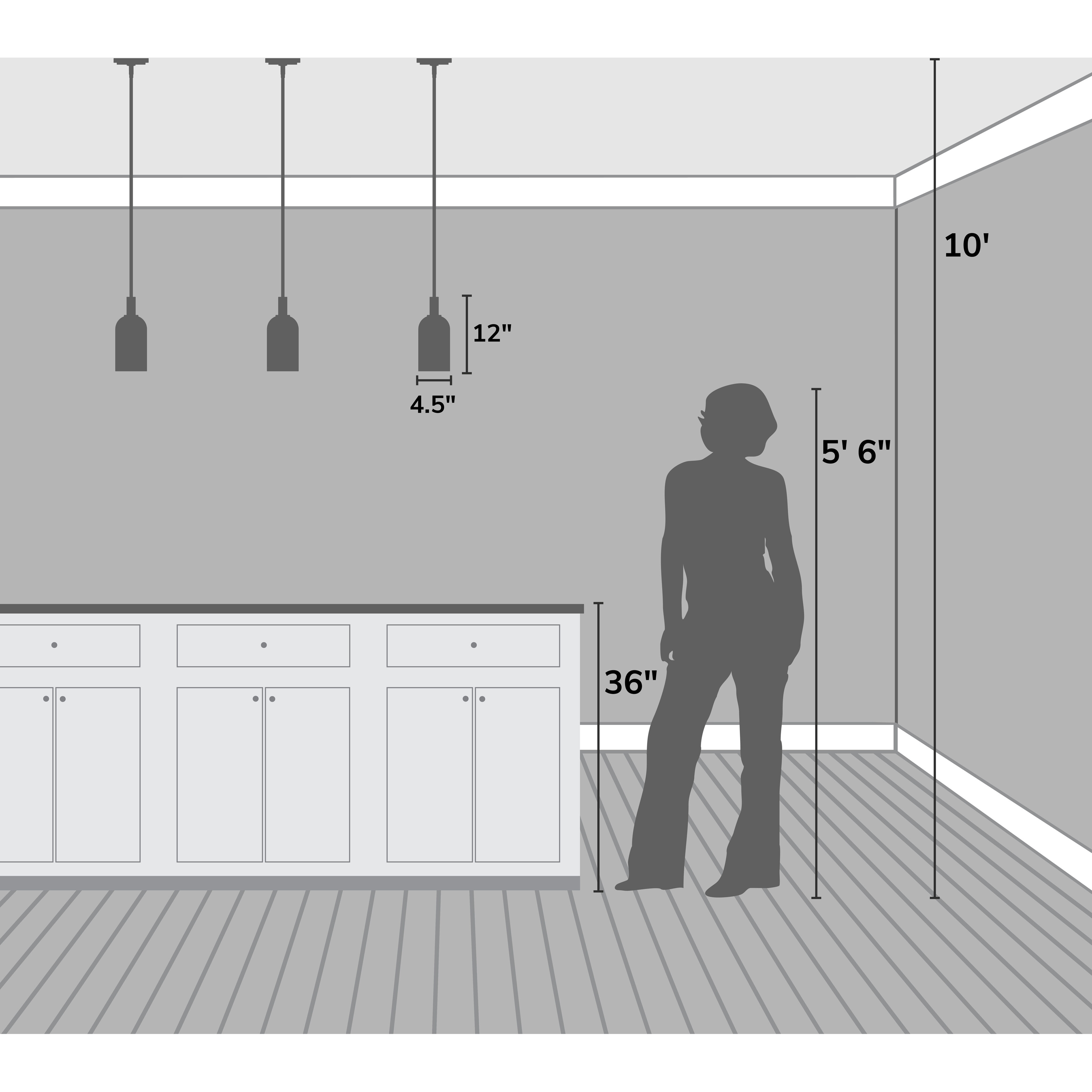 Beverly Glen 1 Light 4.5 inch Matte Bronze Pendant Ceiling Light, Mini