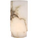 Kelly Wearstler Tourne 12.25 inch 10.00 watt Alabaster Rechargeable Table Lamp Portable Light
