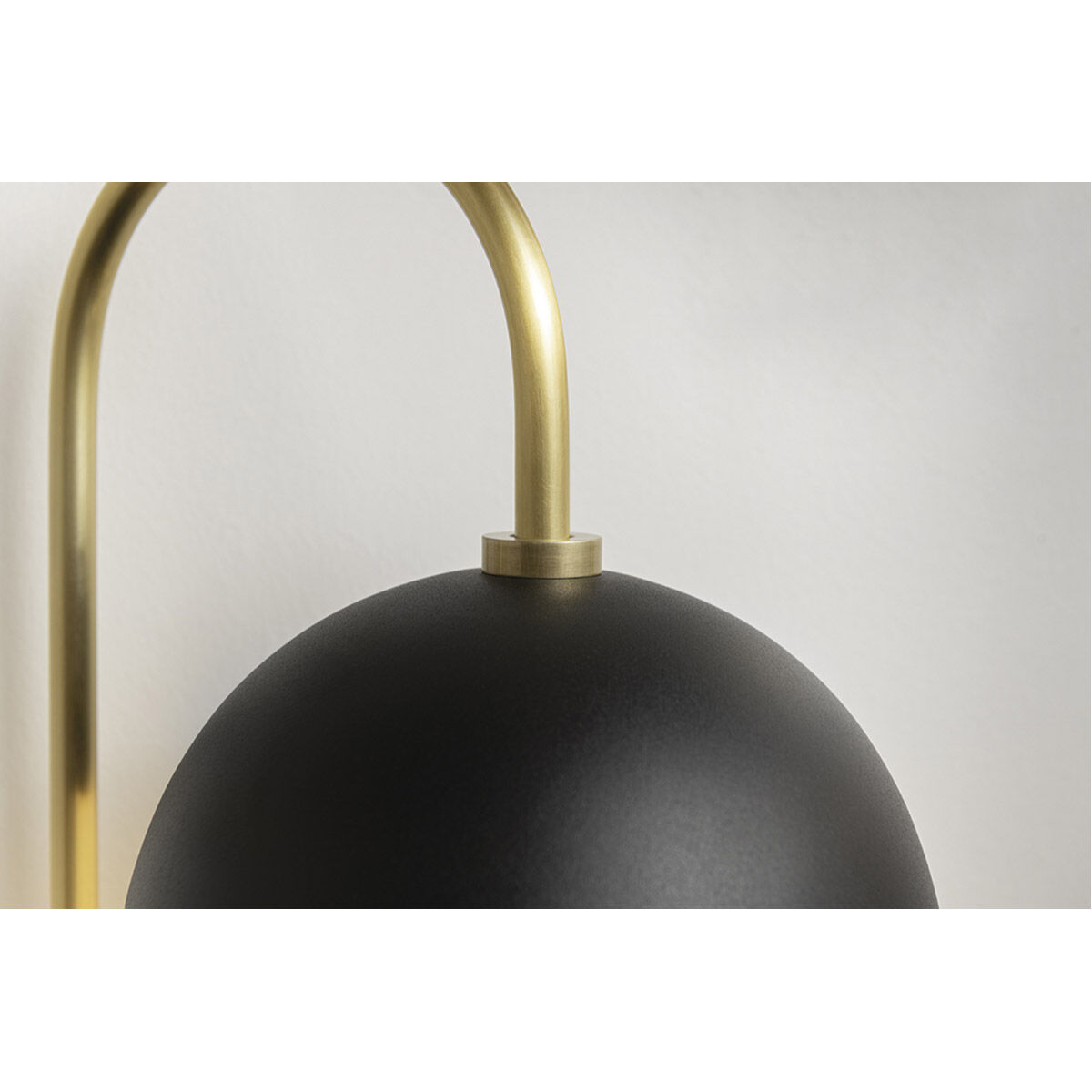 Renee 2 Light Aged Brass / Black Wall Sconce Wall Light