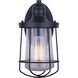 Madison 1 Light 6 inch Black Outdoor Lantern, Downlight