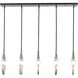 Art & Alchemy Veneto 5 Light 53.4 inch Oil Rubbed Bronze Linear Pendant Ceiling Light