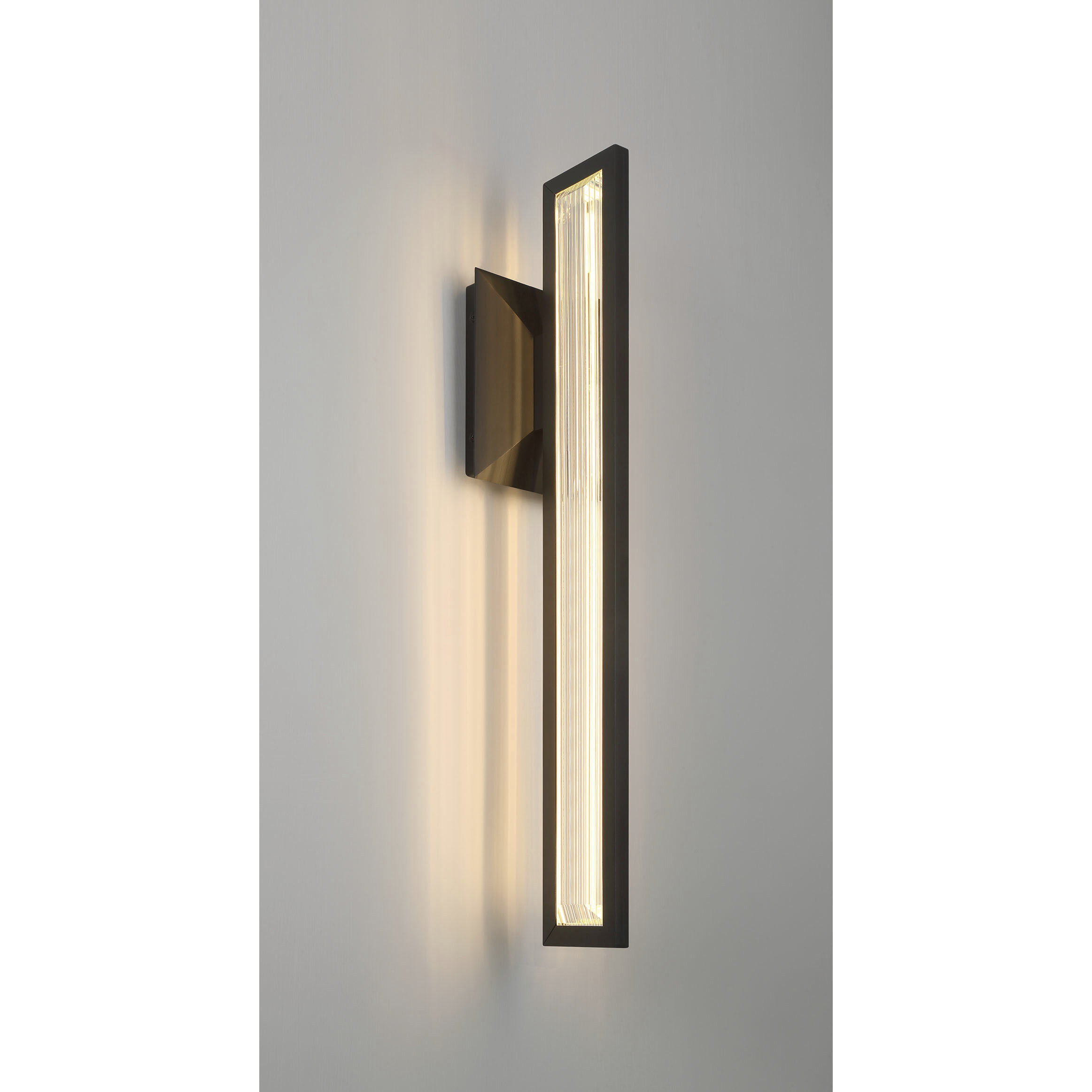 Aelin LED 24 inch Matte Black Outdoor Wall Sconce