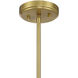 Hillbourne 3 Light 14 inch Warm Brass Pendant Ceiling Light