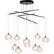 Ume 10 Light 38.7 inch Oil Rubbed Bronze Mobile Pendant Ceiling Light