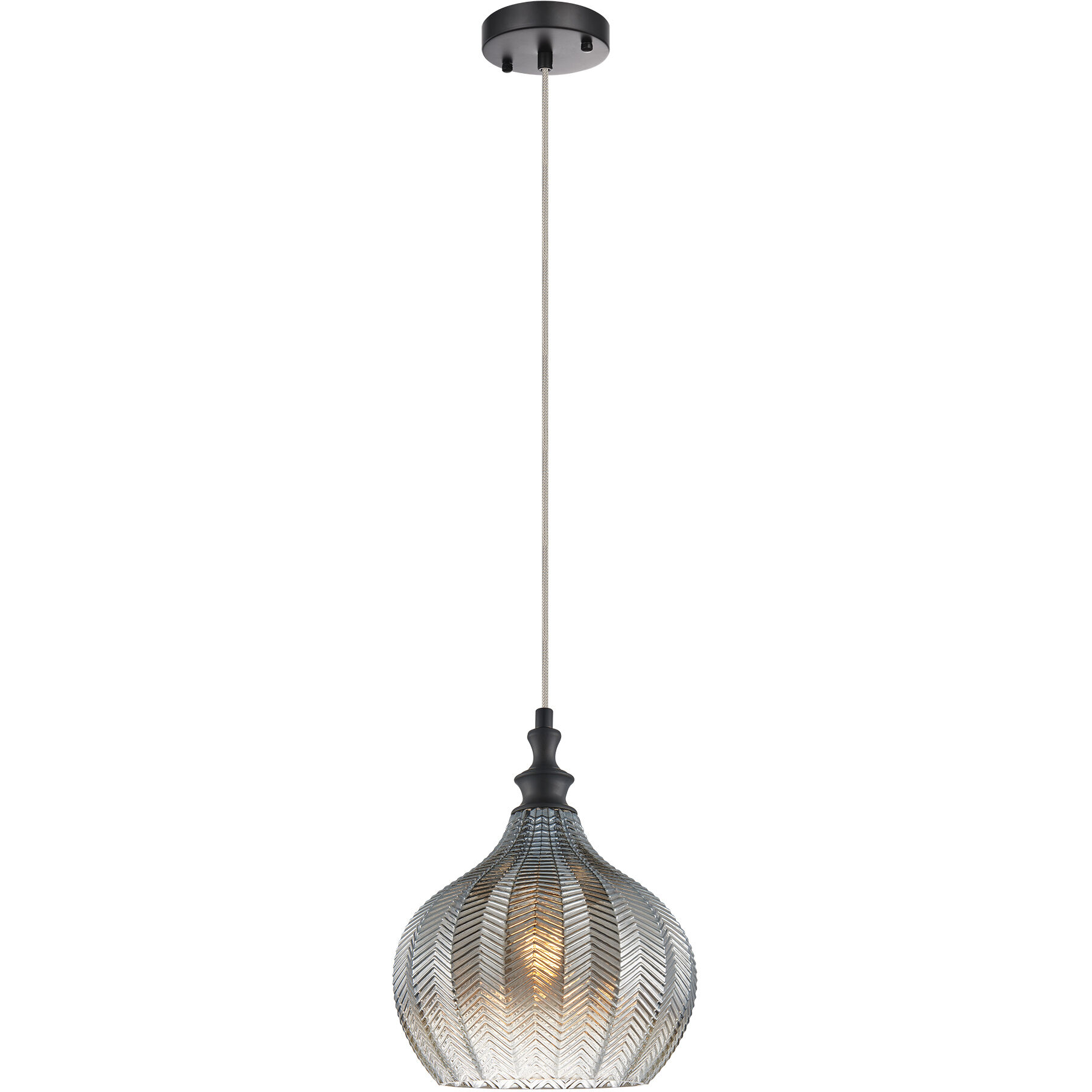 Renity 1 Light 9.13 inch Smoke Pendant Ceiling Light