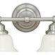 Huntley LED 16 inch Satin Nickel Bathroom Light Wall Light