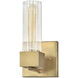 Xander 1 Light 5.5 inch Heritage Brass Vanity Light Wall Light