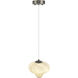 Solara LED 7.48 inch Graphite Pendant Ceiling Light