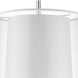 Nimbus 62 inch 100.00 watt Metallic Silver/ Polished Chrome Floor Lamp Portable Light