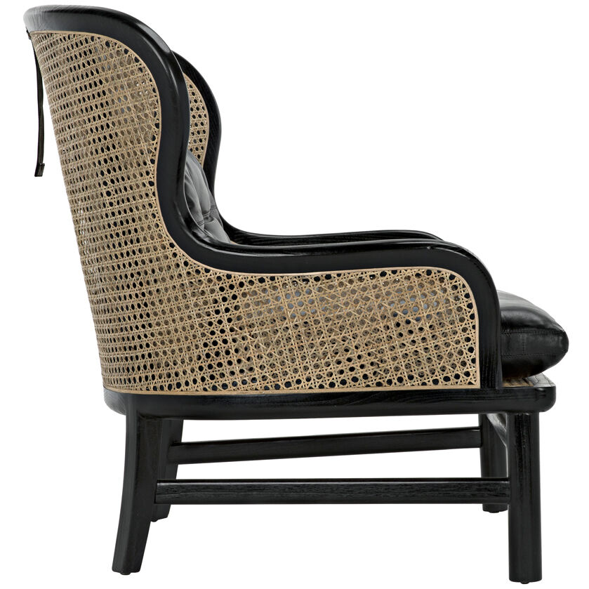 Marabu Charcoal Black Occasional Chair