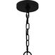 Lockery 5 Light 26.5 inch Matte Black Chandelier Ceiling Light