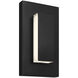 Sean Lavin Aspen LED 8 inch Black Outdoor Wall Sconce in Surge Protection
