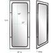 Huron 72 X 30 inch Nickel Mirror