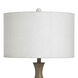 Carved Roanoke 29.5 inch 150.00 watt Brushed Brown Table Lamp Portable Light