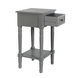 Hampton 28 X 14 inch Antique Gray End/Side Table
