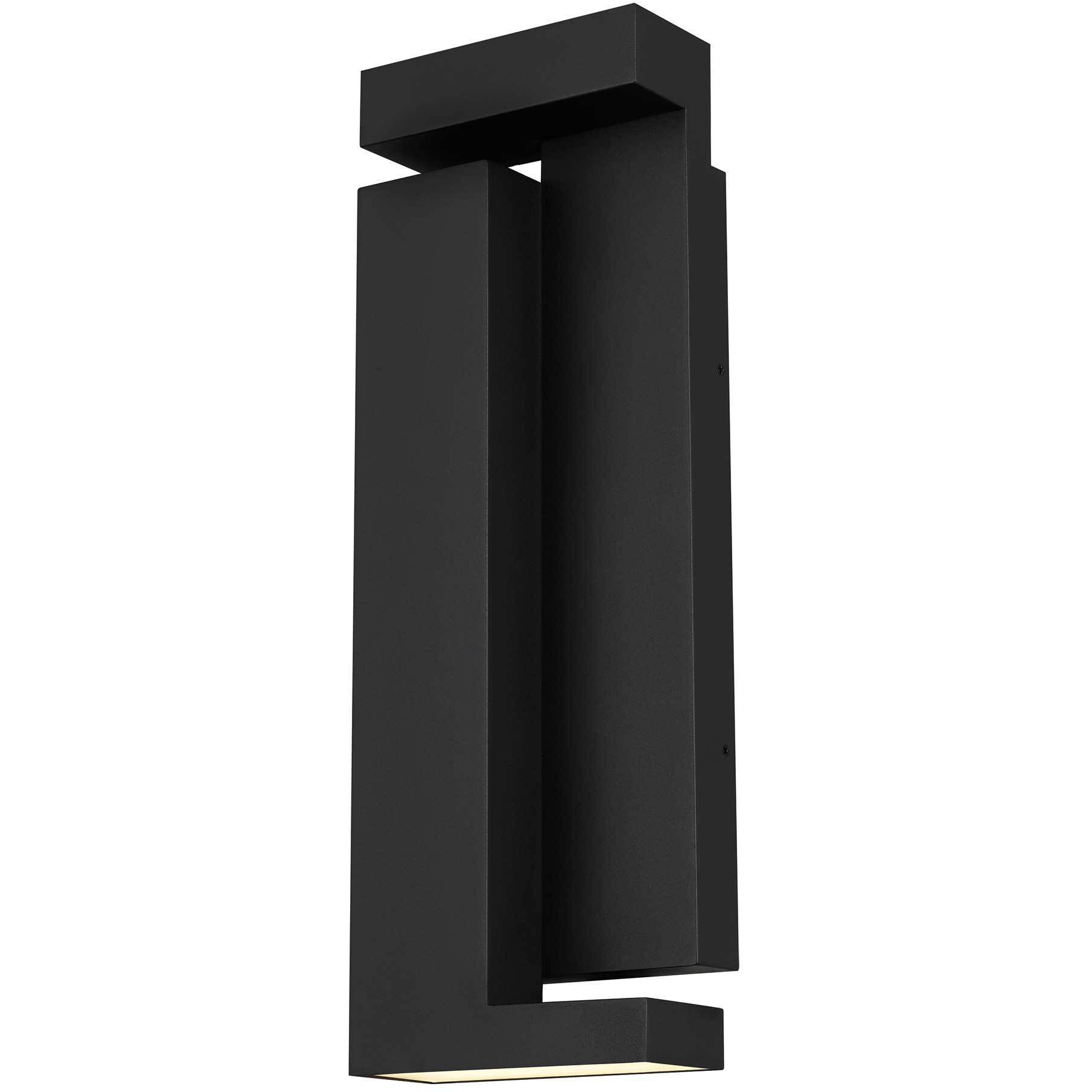 Dance LED 18 inch Sand Black Outdoor Wall Sconce