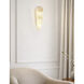 LumenAria Collection - Lumi Family 2 Light 6.25 inch Faux Alabaster Resin ADA Wall Sconce Wall Light in 4" D x 6.25" W x 18.5" H, EVOLV