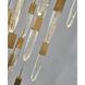 Canada 41 Light 35.43 inch Gold Chandelier Ceiling Light