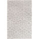 Mugal 96 X 60 inch Medium Gray, Light Gray Rug