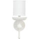 Concord Wall Sconce Wall Light in White Plaster
