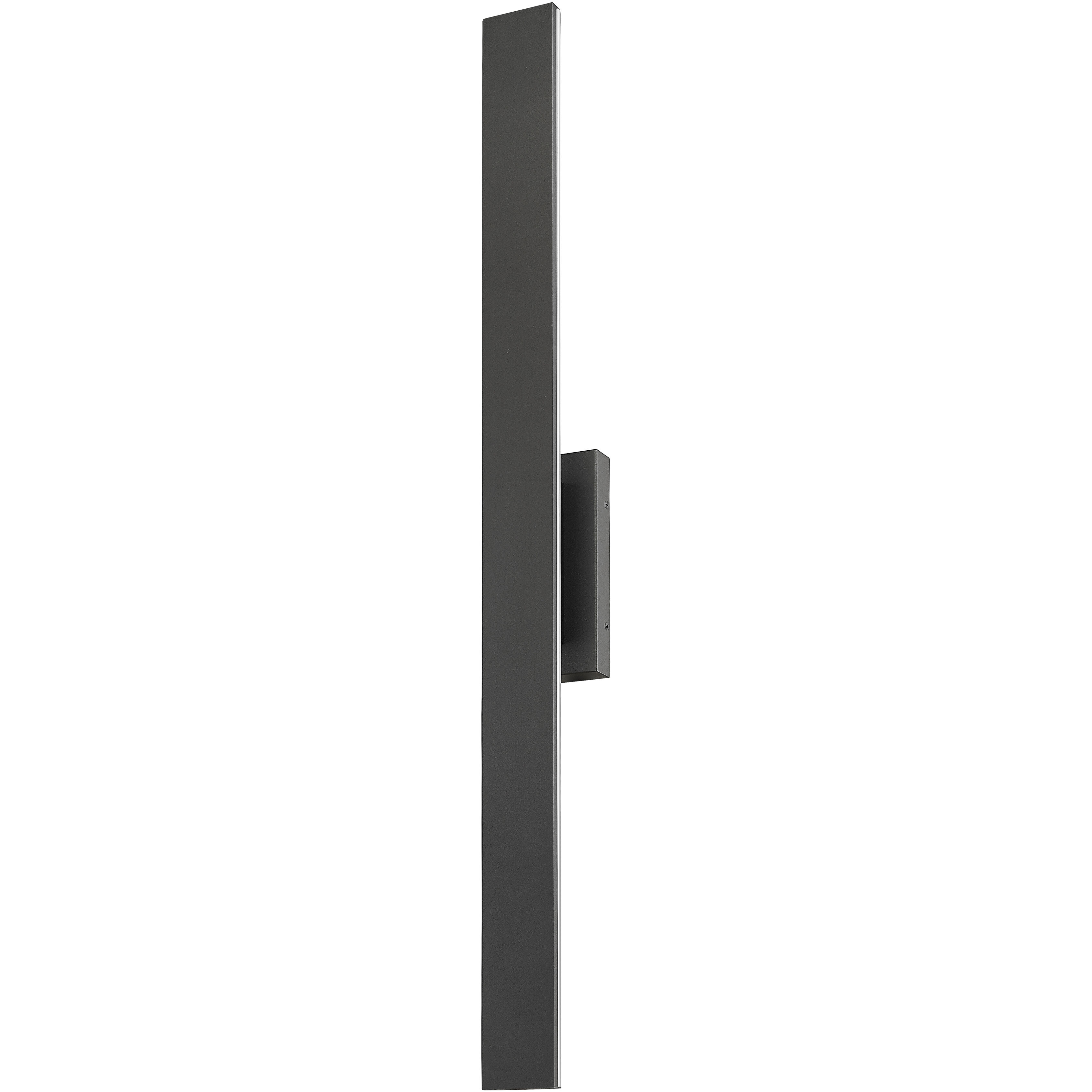 Stylet LED 48 inch Sand Black Outdoor Wall Light
