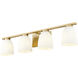 Naya 4 Light 32 inch Modern Gold Bath Vanity Light Wall Light