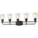Annora 5 Light 36.75 inch Olde Bronze Vanity Wall Light