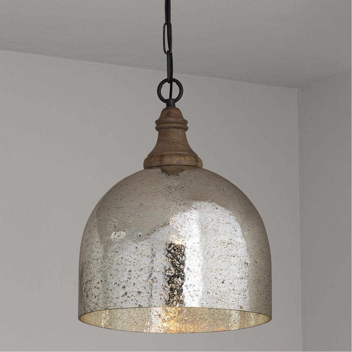 Chandler 1 Light 15 inch Grey Wash and Dark Pewter Pendant Ceiling Light
