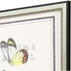 Ephemeral Green and Blue and Multi and Orange Framed Art