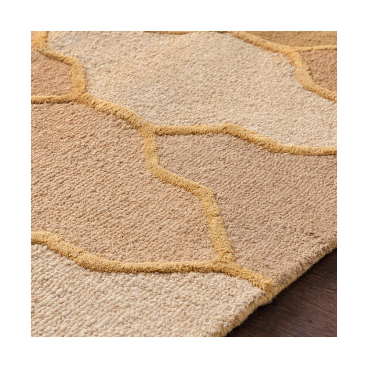 Pollack 96 X 96 inch Khaki Indoor Area Rug, Round