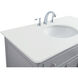 Otto 42 X 21 X 35 inch Grey Vanity Sink Set
