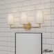 Nolita 3 Light 24.5 inch Alturas Gold Vanity Light Wall Light
