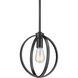Colson Pendant Ceiling Light in Pewter, No Shade
