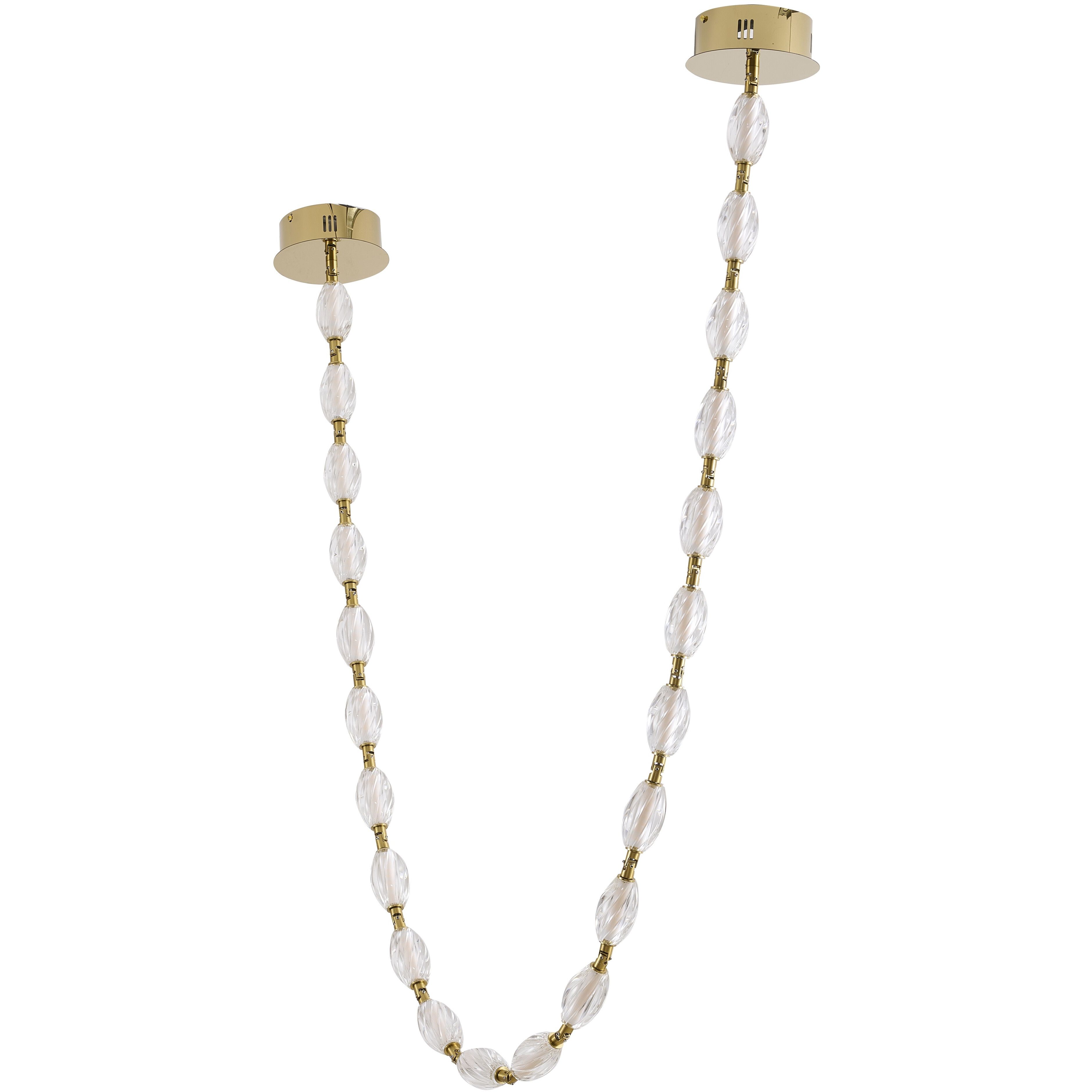 Canada LED 2 inch Brass Chandelier Ceiling Light