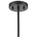 Oriah 6 Light 28 inch Matte Black with Satin Brass and Silver Mercury Chandelier Ceiling Light