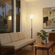 Bloom 72 inch 9 watt Black Nickel Torchiere Floor Lamp Portable Light
