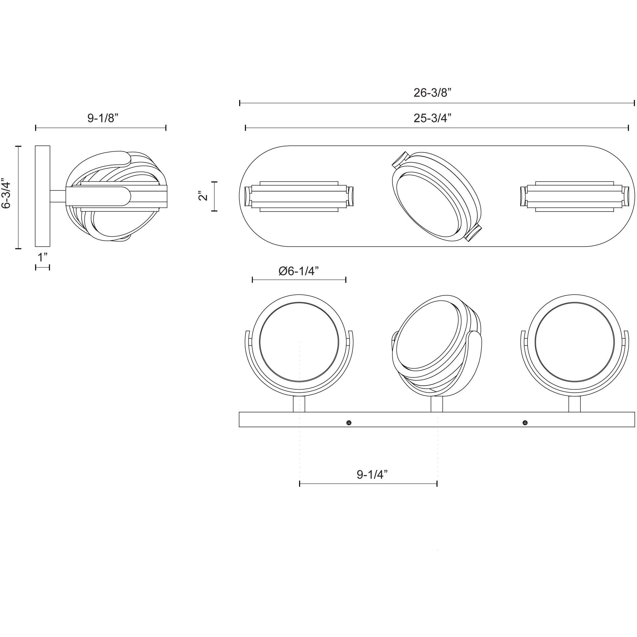 Blanco Wall/Ceiling Light Wall Light in Vintage Brass and Alabaster