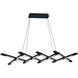 Scissors LED 80 inch Black Chandelier Ceiling Light